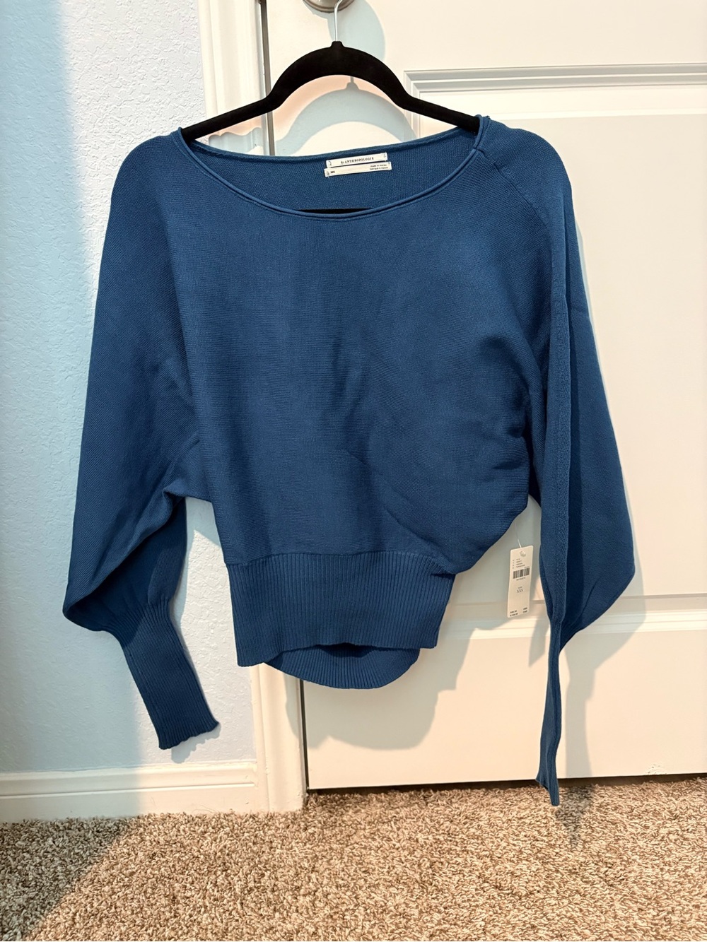NWT Anthropologie Open Back Sweater